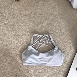 Lululemon Free to Be Ribbed Bra- White Size 8